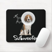 Funny Beagle Hondenliefhebber Sub-Woofer Gift Muismat (Met muis)