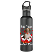 Funny Beagle Im Your Valentine Day Cadeau Dog Lov Waterfles (Voorkant)