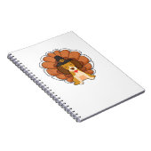 Funny Beagle Turkije Funny Thanksgiving Dog T-shir Notitieboek (Rechterzijde)
