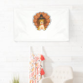 Funny Beagle Turkije Funny Thanksgiving Dog T-shir Spandoek (Insitu)