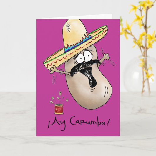 Funny Bean Have a Blast Happy Birthday Kaart (Gele Bloem)