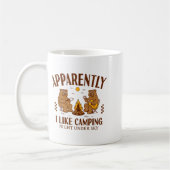 Funny Bear Apparently, I Like Camng  Koffiemok (Links)