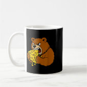 Funny Bear Eating Cheese Illustration For Food Lov Koffiemok (Links)