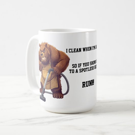 Funny Bear Mug Koffiemok (Voorkant links)
