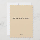 Funny Bear out of Hibernation Cartoon Feestdagenkaart (Achterkant)