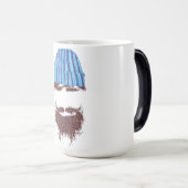 Funny Beard & Beanie Mok - Novelty Coffee Cup met (Voorkant rechts)
