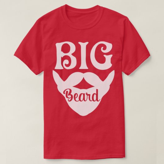 Funny Beard geeft Big Beard 2 T-shirt (Design voorkant)