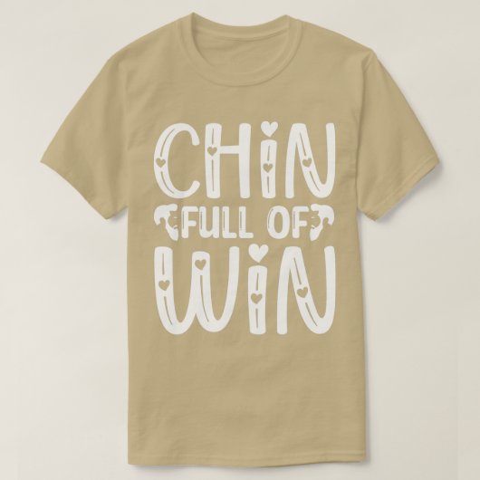 Funny Beard geeft chin vol Win Klassieke TShirt (Design voorkant)