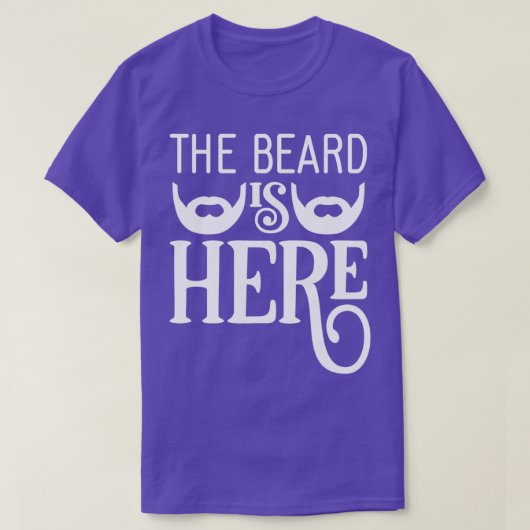 Funny Beard geeft de baard hier T-shirt (Design voorkant)