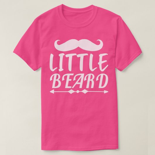 Funny Beard geeft kleine baard 4 T-shirt (Design voorkant)