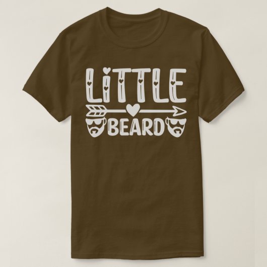 Funny Beard geeft kleine baard klassieke TShirt (Design voorkant)