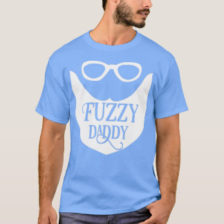 Funny Beard Giften voor Mannen Fuzzy Papa T-shirt