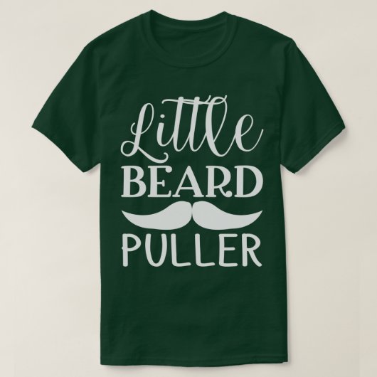 Funny Beard Giften voor mannen Little Beard Puller T-shirt (Design voorkant)