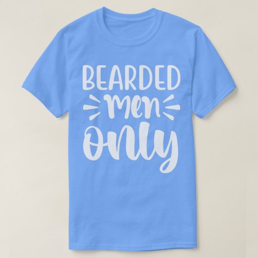 Funny Beard Giften voor mannen Uitsluitend gekaard T-shirt (Design voorkant)