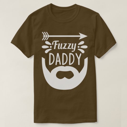 Funny Beard Gifts Fuzzy Dad Classic TShirt (Design voorkant)