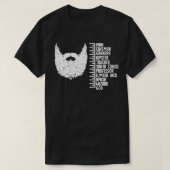Funny Beard Growth TShirt (Design voorkant)