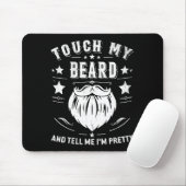 Funny Beard Quote Gift For Bearded Men Dad And Hus Muismat (Met muis)