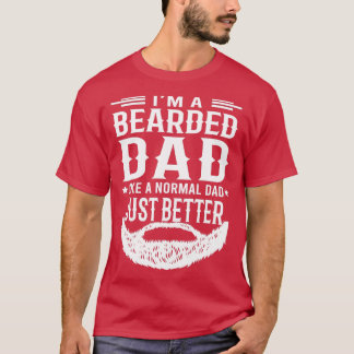 Funny Beard Quote Ix27m een gekruiste pap als norm T-shirt