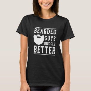 Funny Beard voor Mannen Regering Papa Manly Bearde T-shirt