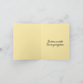 Funny Bearded Chicken Head Close-Up  Kaart (Binnen)