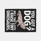 Funny Bearded Dragon Art For Men Women Bearded Dra Fleece Deken (Voorkant (Horizontaal))