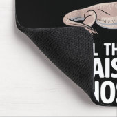 Funny Bearded Dragon Art For Men Women Bearded Dra Muismat (Hoek)