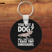 Funny Bearded Dragon Art For Men Women Bearded Dra Sleutelhanger (Voorkant)