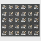 Funny Bearded Dragon Face Animal Humor Cadeaupapier (Vlak)