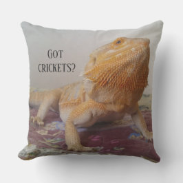 Funny Bearded Dragon Photo Design Buitenkussen