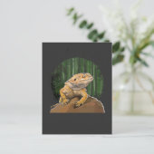 Funny Bearded Dragon Reptile Dierenvriend Briefkaart (Staand voorkant)