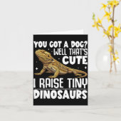 Funny Bearded Dragon Shirt For Men Women Lizard Lo Kaart (Gele Bloem)