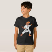Funny Bearded Dragons Doing Karate Samurai Ninja L T-shirt (Voorkant volledig)