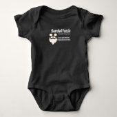 Funny Bearded Funding for Uncles Romper (Voorkant)
