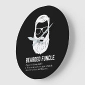 Funny Bearded Funkelhoes voor mannen Grote Klok (Hoek)