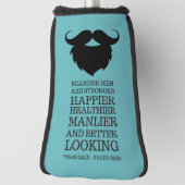 Funny Bearded Mannen Quote Golfheadcover (Draai 90)