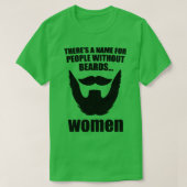 Funny Beards Quotes T-shirt (Design voorkant)