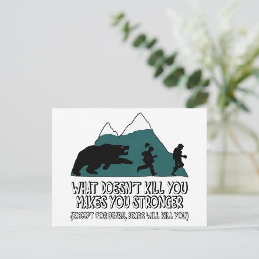 Funny bears briefkaart (Staand voorkant)