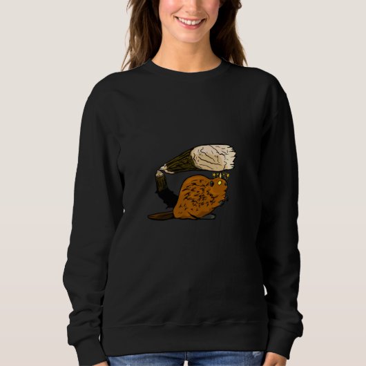 Funny Beaver Costume Trui (Voorkant)