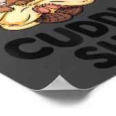 Funny Beaver Couple This Is My Cuddle  Poster (Hoek)