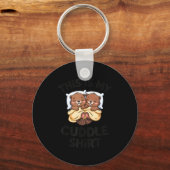 Funny Beaver Couple This Is My Cuddle Sleutelhanger (Voorkant)