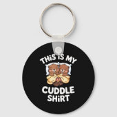 Funny Beaver Couple This Is My Cuddle  Sleutelhanger (Voorkant)