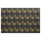 Funny Beaver met boomkunst Stof (Fat Quarter)