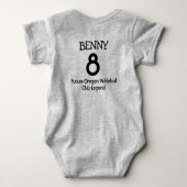 Funny Beaver Pickleball Romper (Achterkant)
