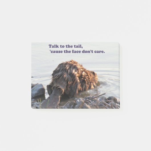 Funny Beaver Post-it® Notes (Voorkant)