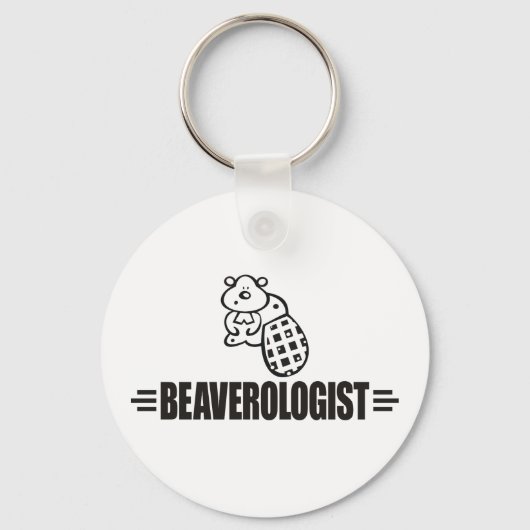 Funny Beaver Sleutelhanger (Voorkant)