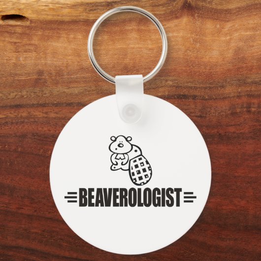 Funny Beaver Sleutelhanger (Voorkant)