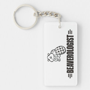 Funny Beaver Sleutelhanger