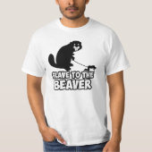 Funny Beaver T-shirt (Voorkant)