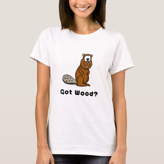 Funny Beaver T-shirt (Voorkant)