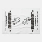 Funny Beaver Theedoek (Horizontaal)